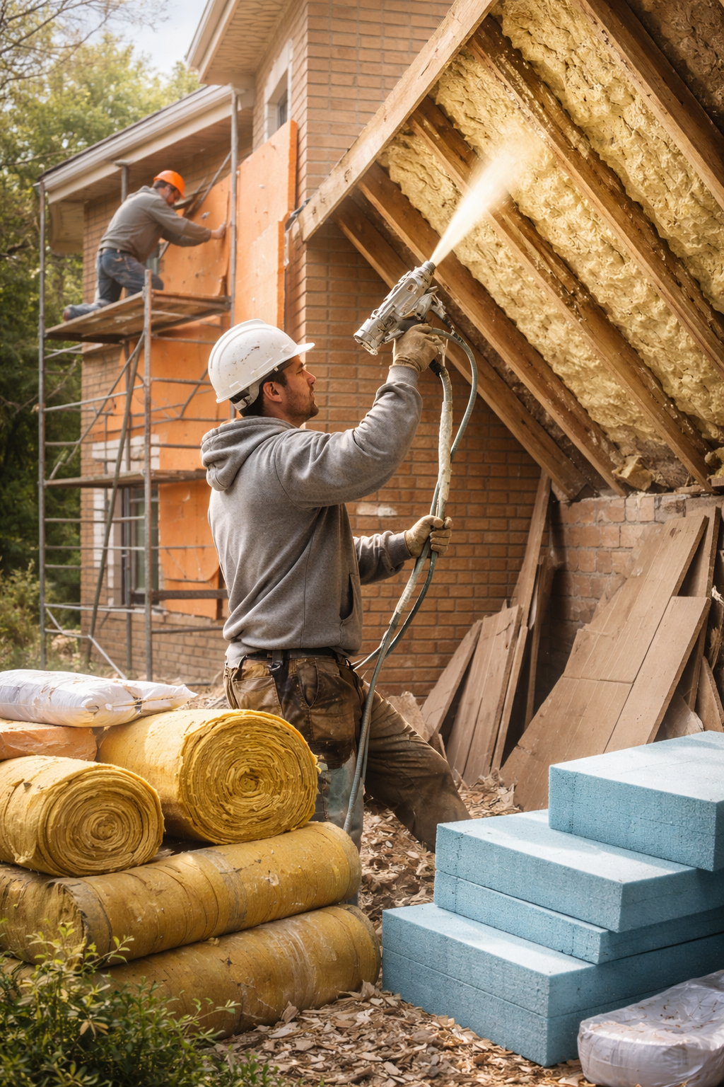 Утепление домов в Таганроге под ключ от 4276 руб/м2 | Профессионально — ТепломастерТгн