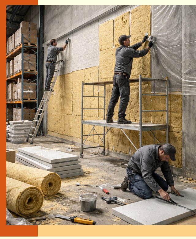 Утепление холодного склада под ключ в Таганроге