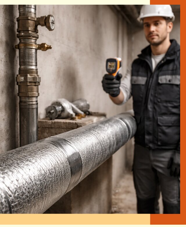 Утепление труб водоснабжения в Таганроге от 8654 руб. за м² — услуги ТепломастерТгн