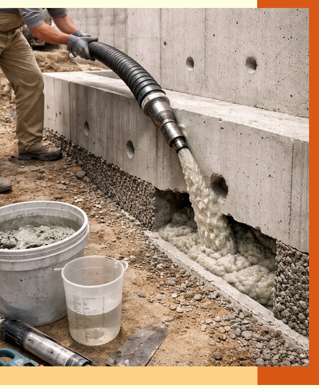 Заполнение полостей фундамента в Таганроге от 6923 руб. под ключ | ТепломастерТгн