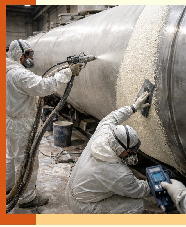 Утепление автоцистерн жидкой теплоизоляцией в Таганроге